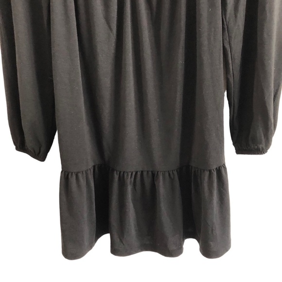 VILA Black Long Sleeve Sweetheart Neckline Dress XS NWT - Picture 4 of 11